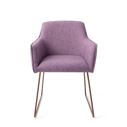 Hofu Dining Chair Violet Daisy Slide Rose