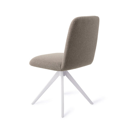 Taiwa Dining Chair Foggy Fusion Turn White