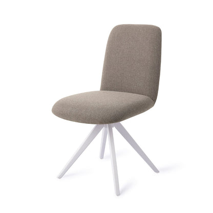 Taiwa Dining Chair Foggy Fusion Turn White