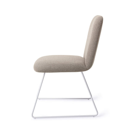 Taiwa Dining Chair Foggy Fusion Slide White