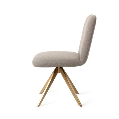 Taiwa Dining Chair Foggy Fusion Turn Gold