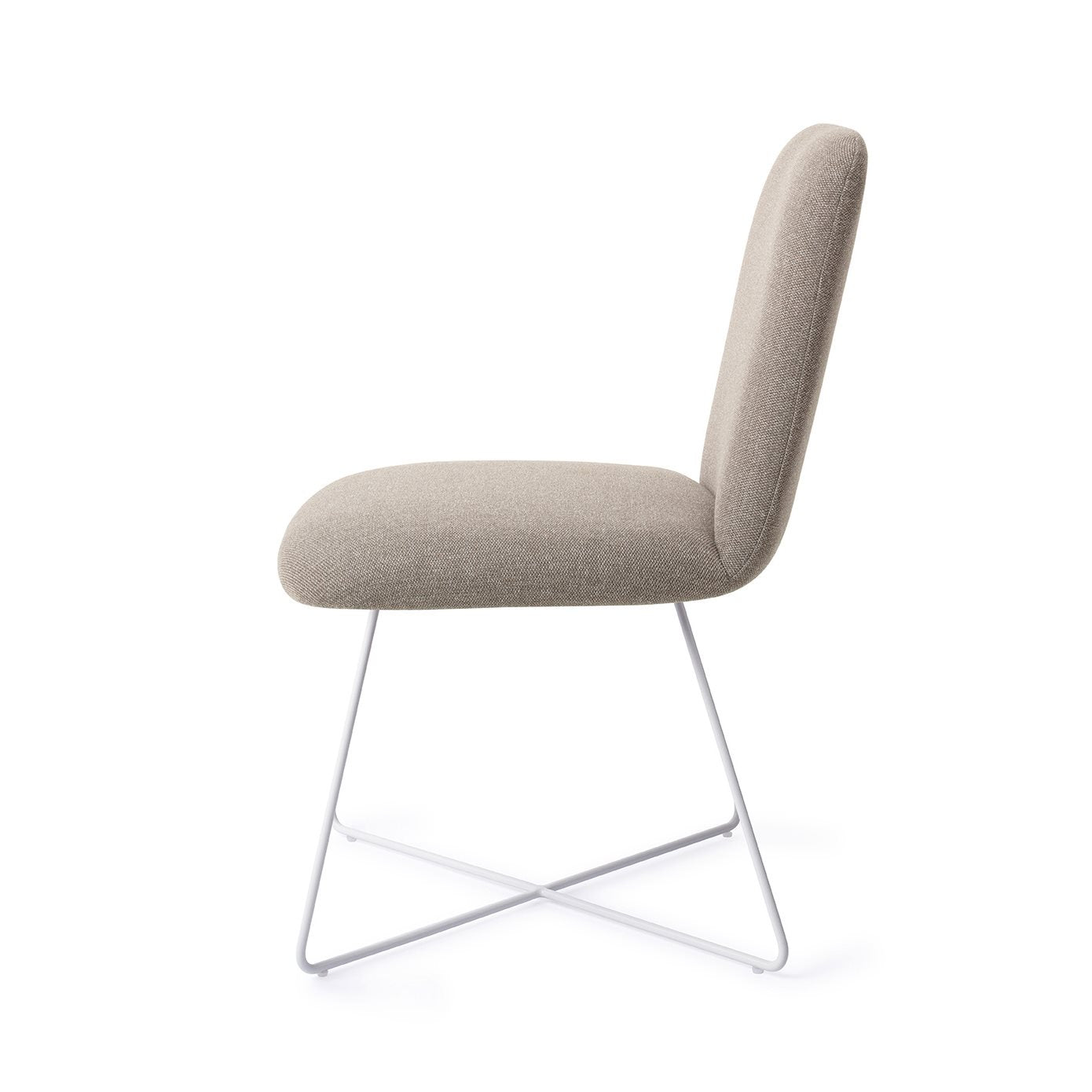 Taiwa Dining Chair Foggy Fusion Cross White