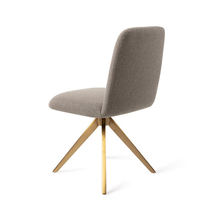 Taiwa Dining Chair Foggy Fusion Turn Gold