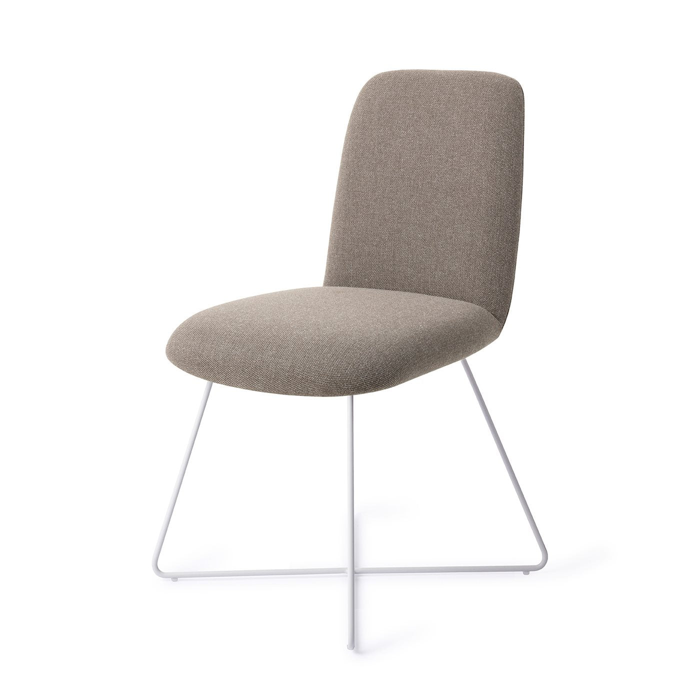 Taiwa Dining Chair Foggy Fusion Cross White