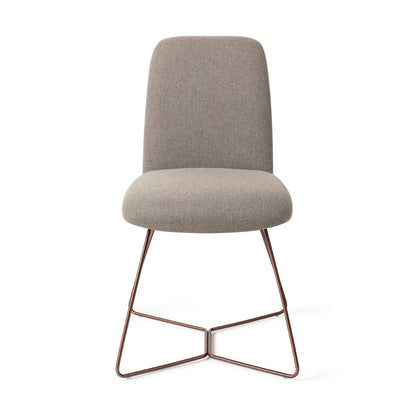 Taiwa Dining Chair Foggy Fusion Beehive Rose