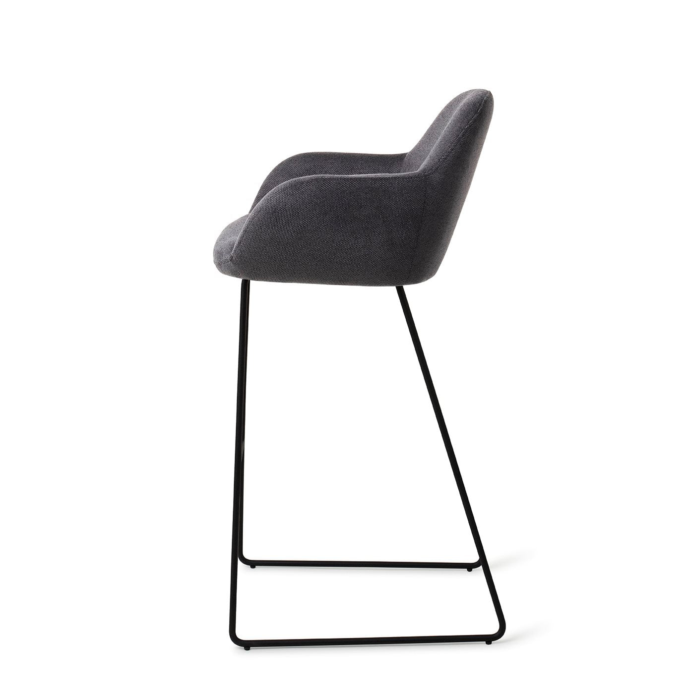 Kushi Bar Chair Black- Out Slide Bar (75 cm)