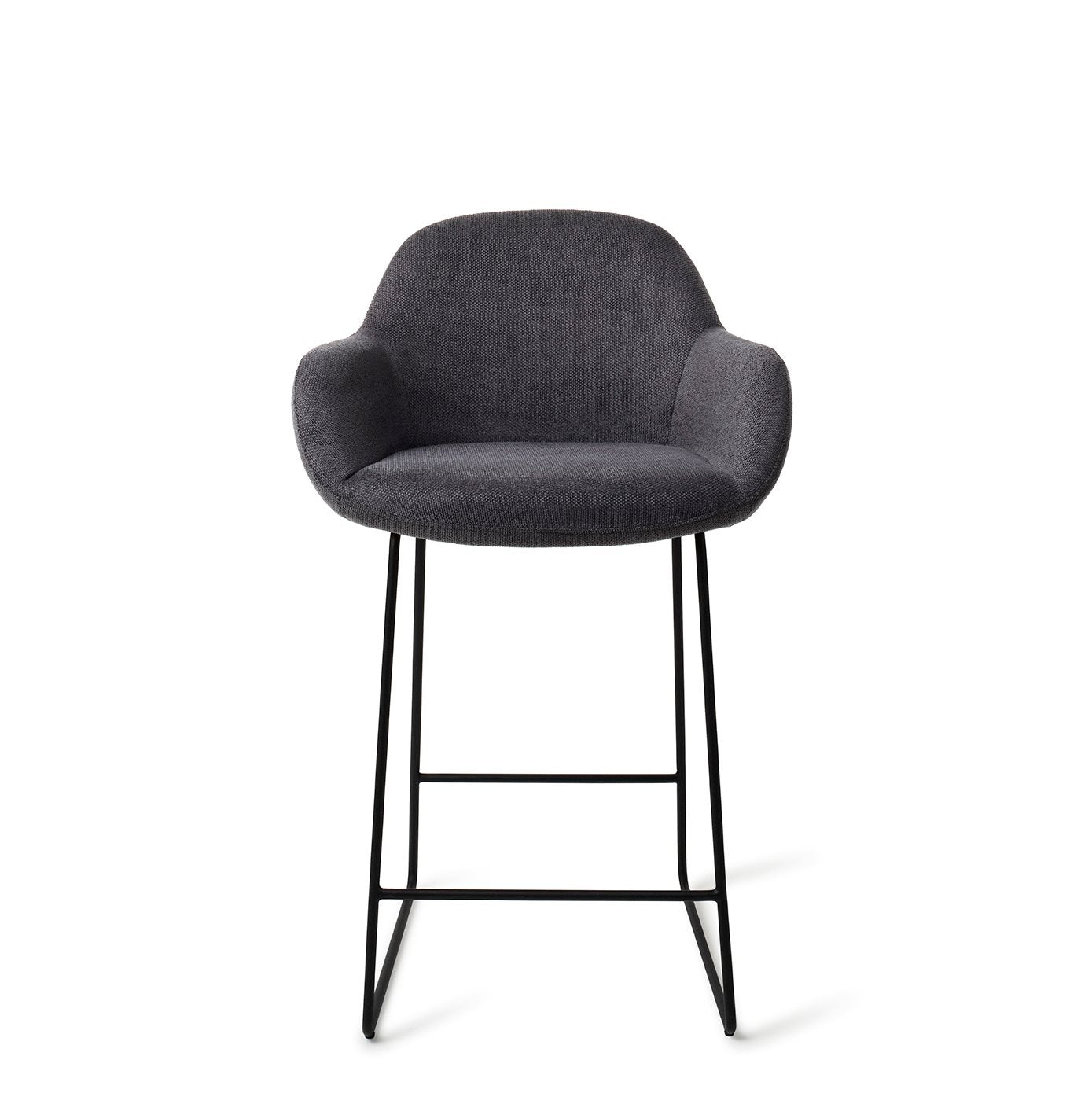 Kushi Bar Chair Black- Out Slide Counter (65 cm)