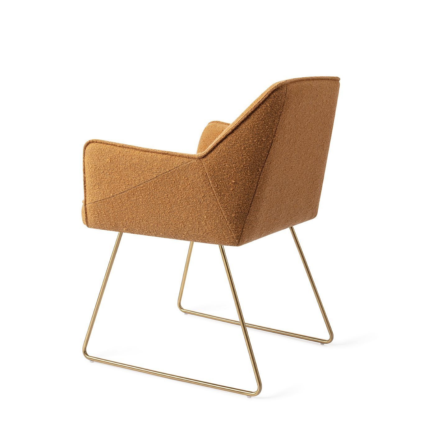 Tome Dining Chair Masai Giraffe Slide Gold