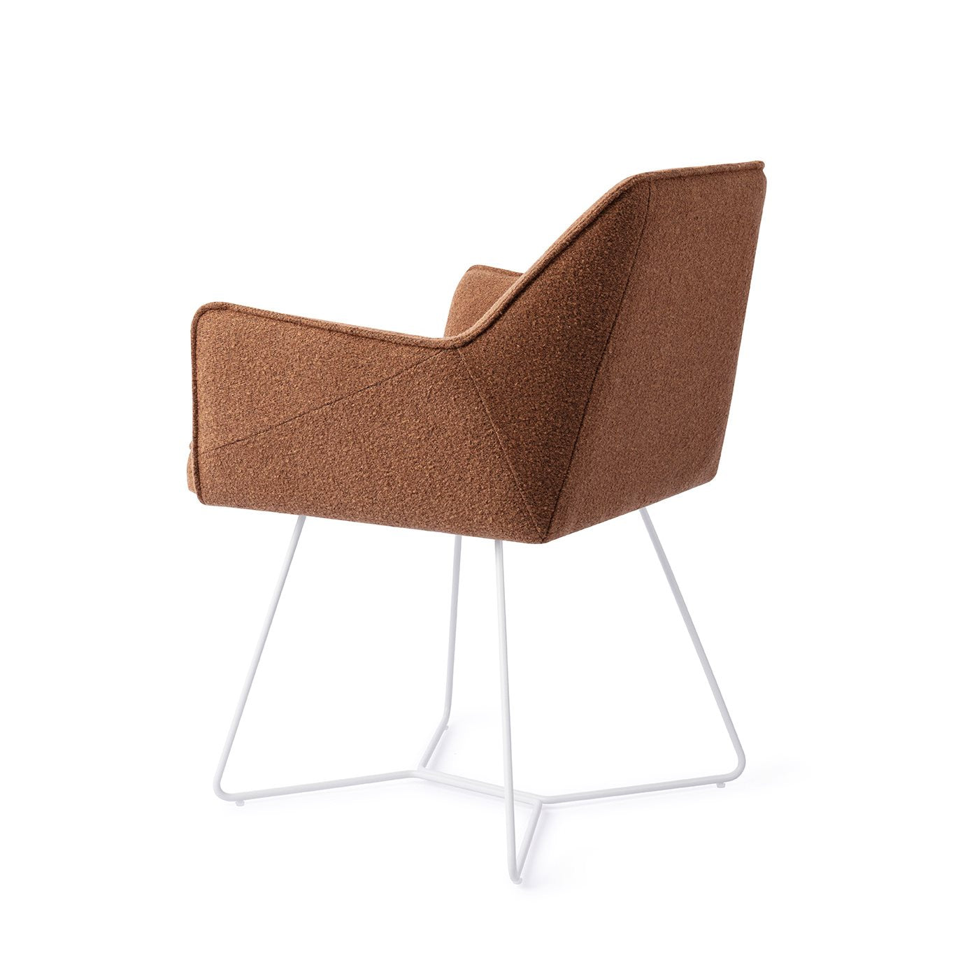 Tome Dining Chair Cinnamon Bun Beehive White