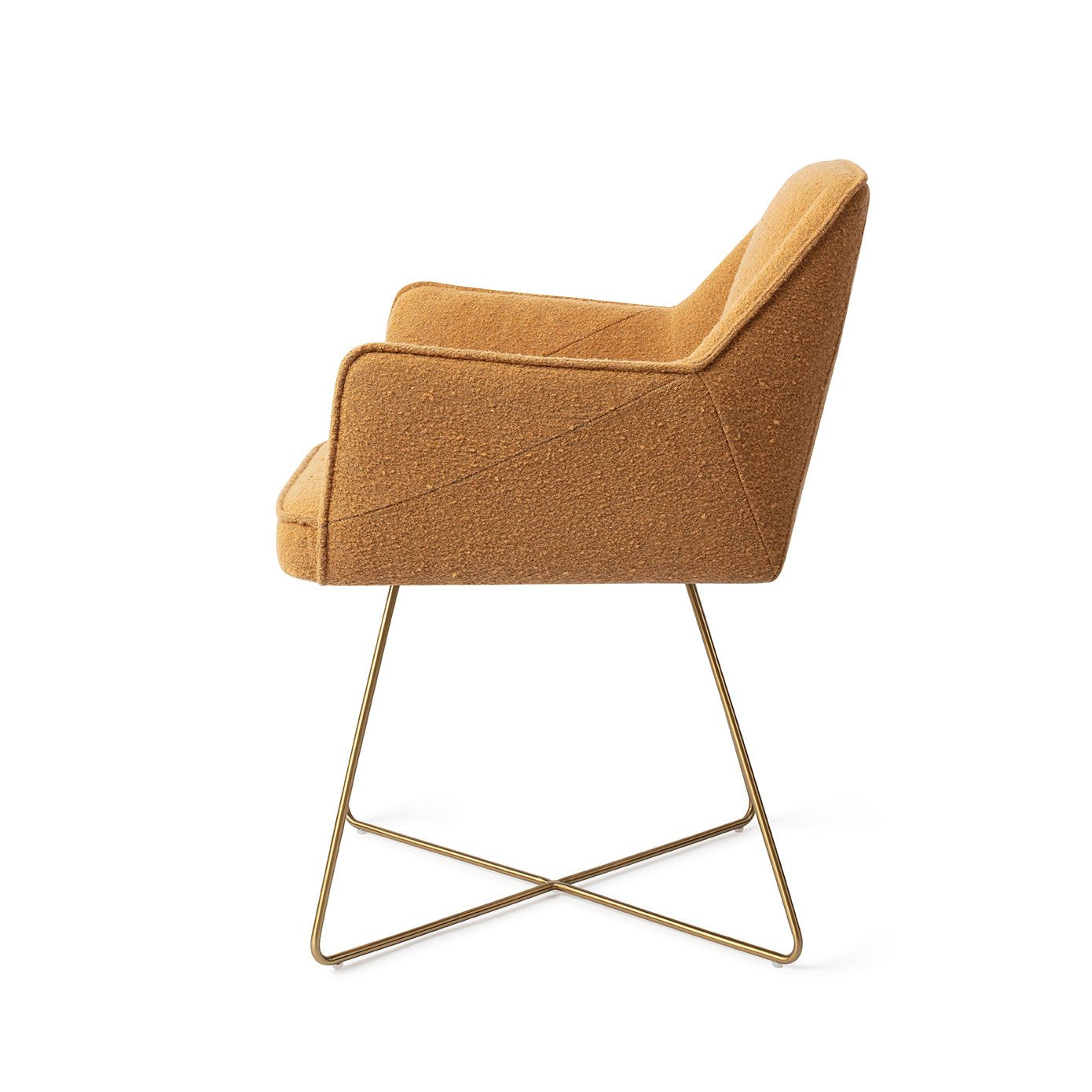 Tome Dining Chair Masai Giraffe Cross Gold