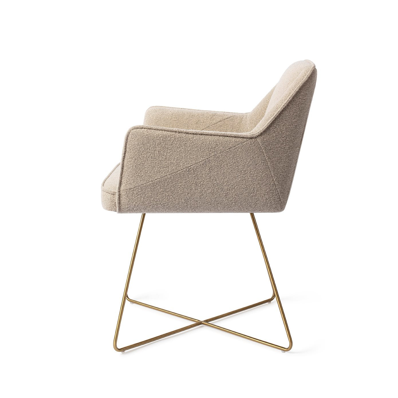 Tome Dining Chair Great Greige Cross Gold