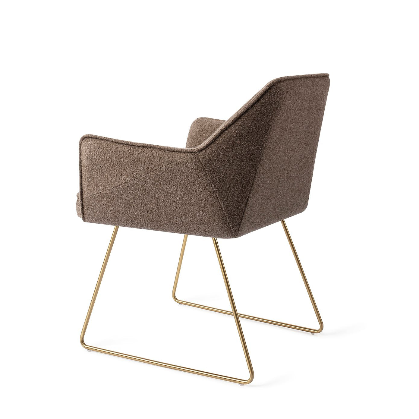 Tome Dining Chair Idaho Potato Slide Gold