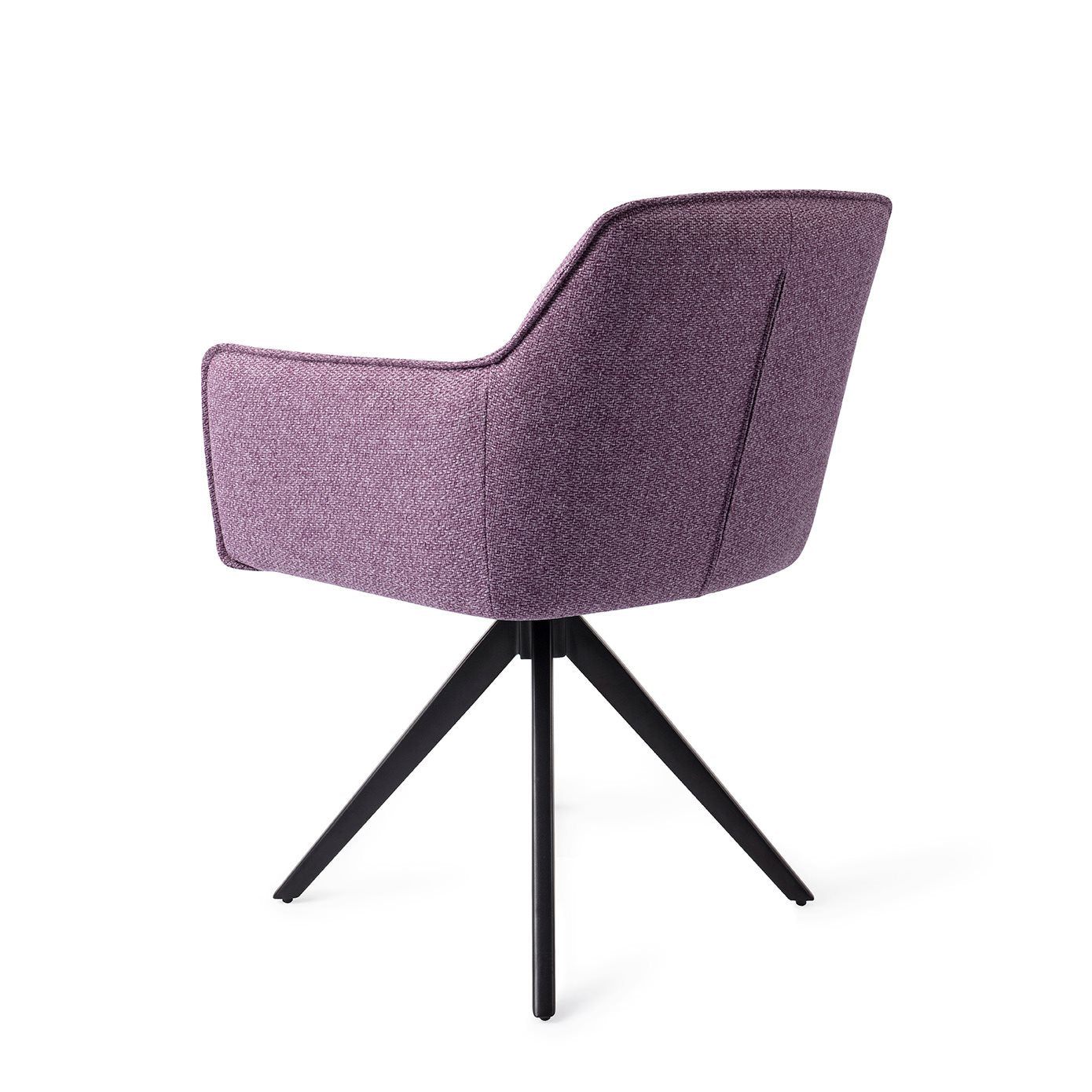 Hofu Dining Chair Violet Daisy Turn Black