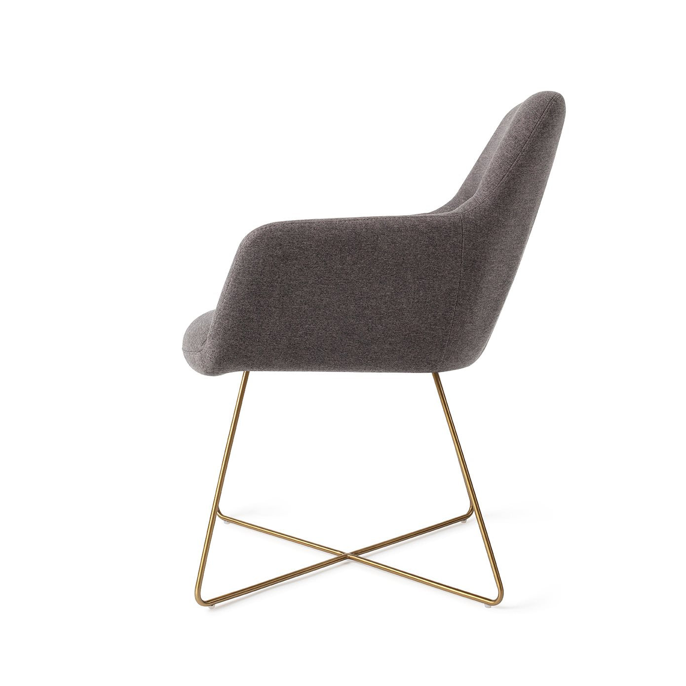 Kinko Dining Chair Shadow Cross Gold