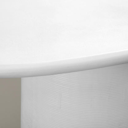 Vaaraa Dining Table Ivory Oval (210cm)