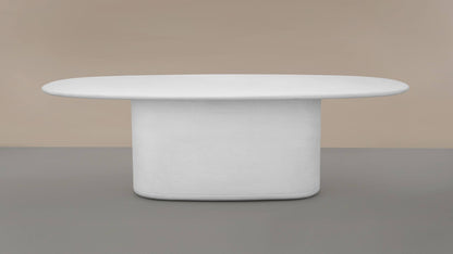 Vaaraa Dining Table Ivory Oval (210cm)