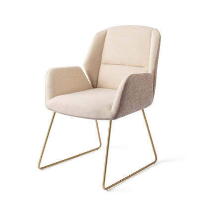 Myoko Dining Chair Sandy Hill Slide Gold