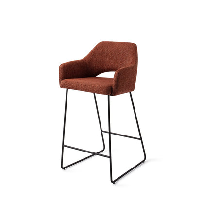 Yanai Bar Chair Tuscan Terra Slide Counter (65 cm)