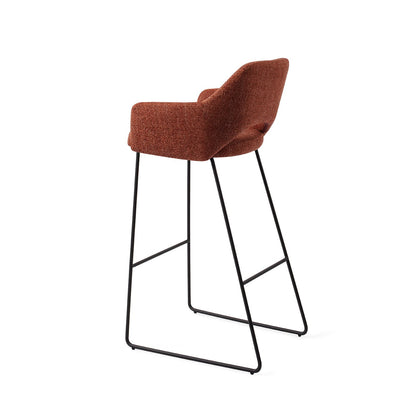 Yanai Bar Chair Tuscan Terra Slide Bar (75 cm)