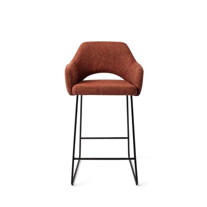 Yanai Bar Chair Tuscan Terra Slide Counter (65 cm)