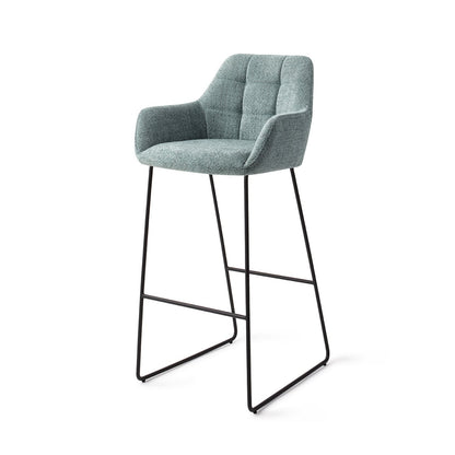 Noto Bar Chair Real Teal Slide Bar (75 cm)