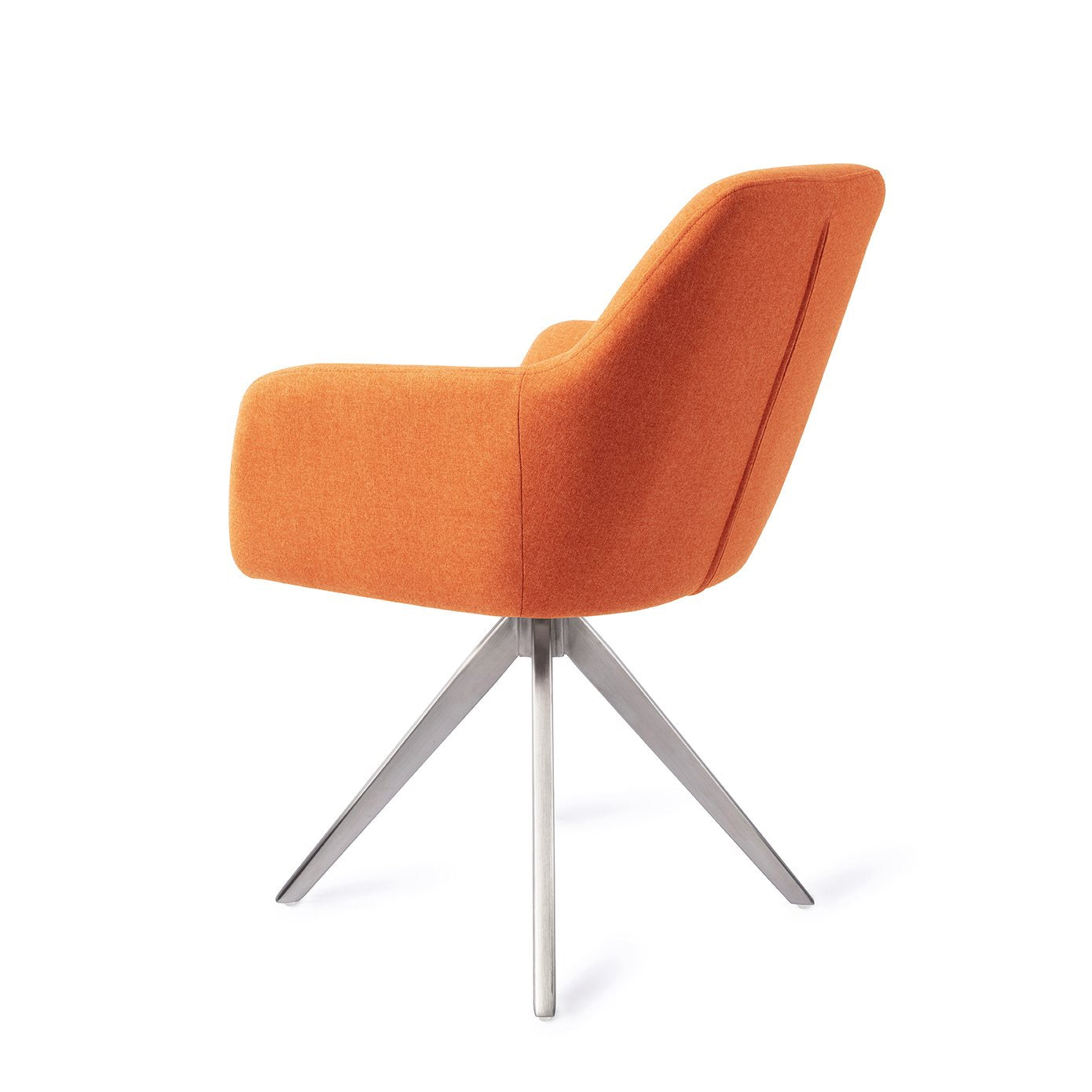 Kinko Dining Chair Tangerine Turn Steel