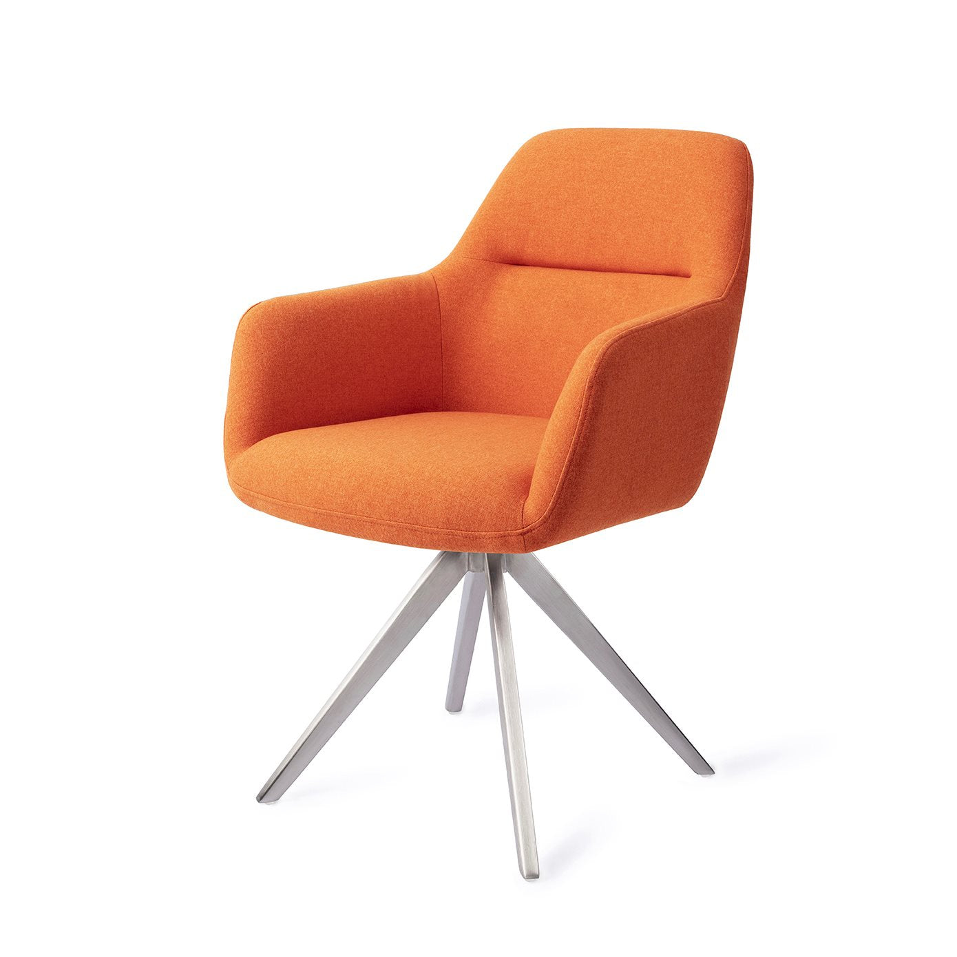 Kinko Dining Chair Tangerine Turn Steel