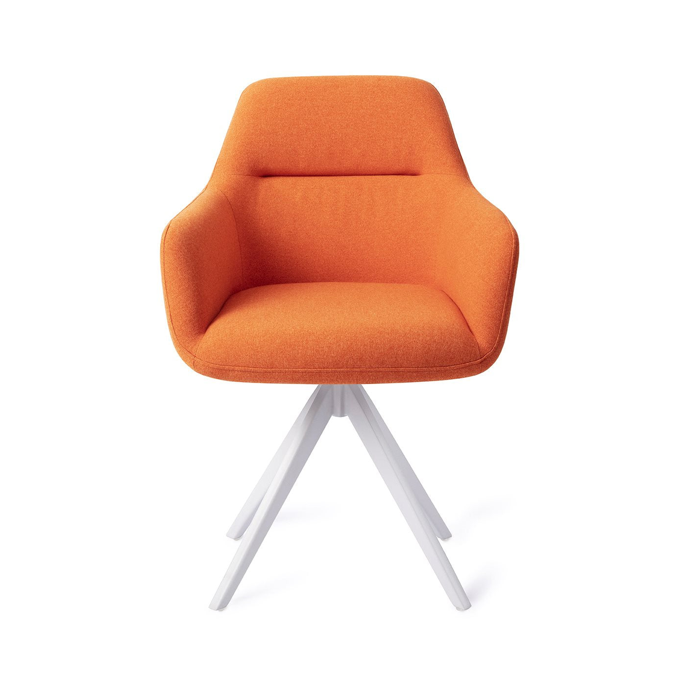 Kinko Dining Chair Tangerine Turn White