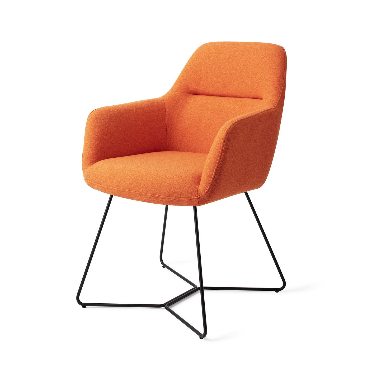 Kinko Dining Chair Tangerine Beehive Black