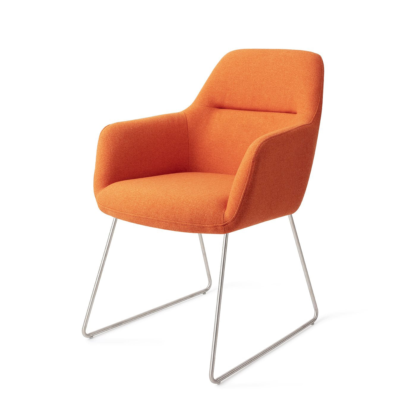 Kinko Dining Chair Tangerine Slide Steel