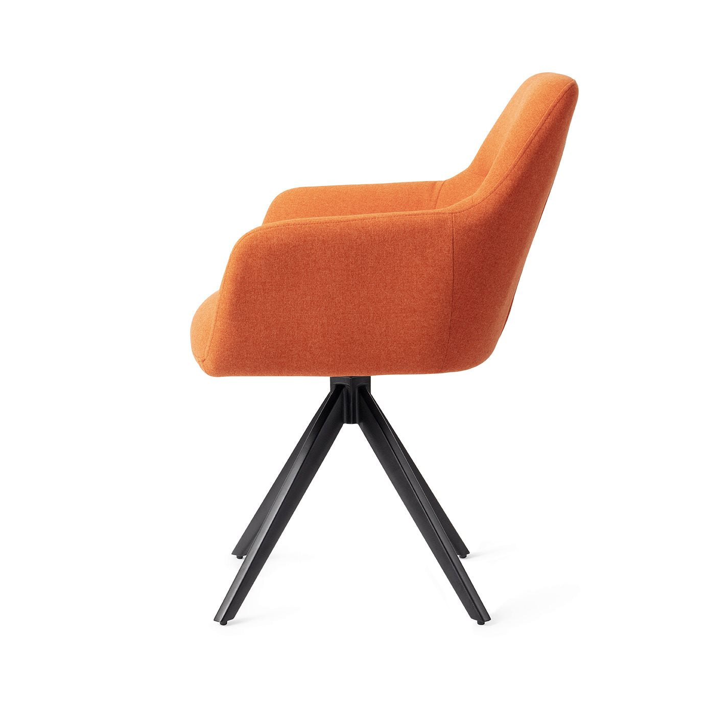 Kinko Dining Chair Tangerine Turn Black