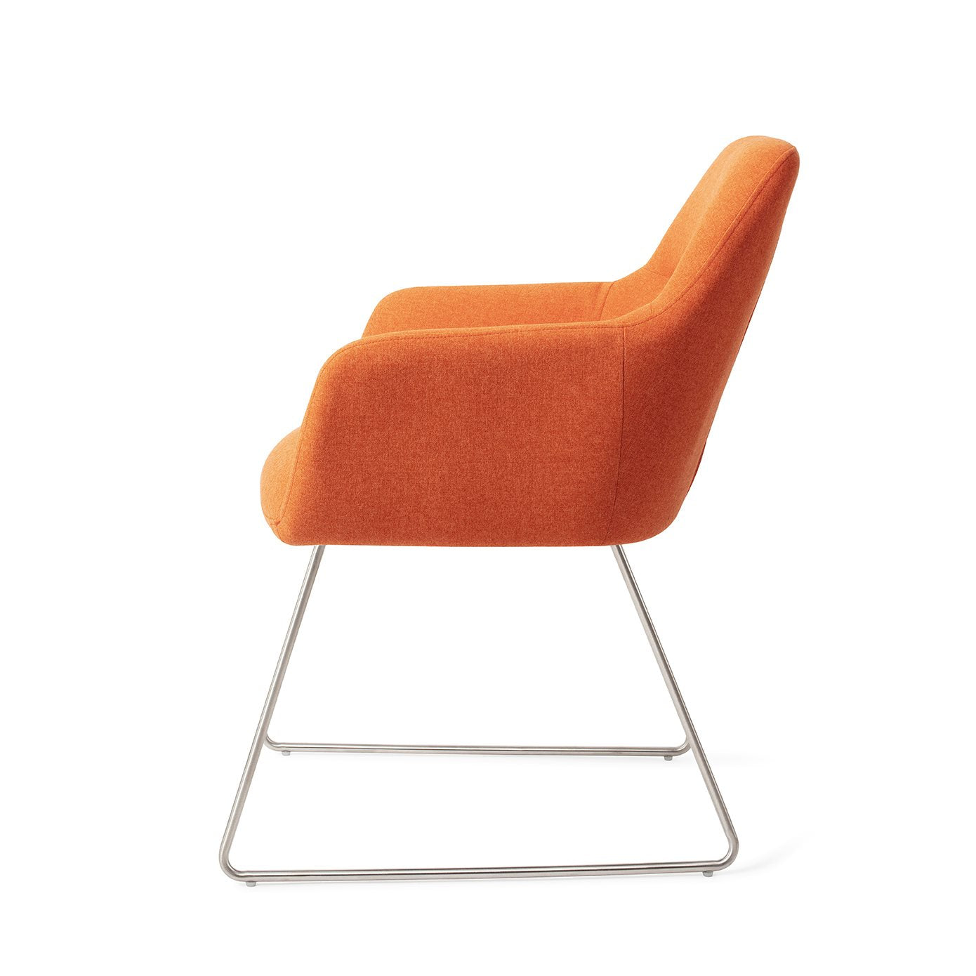 Kinko Dining Chair Tangerine Slide Steel