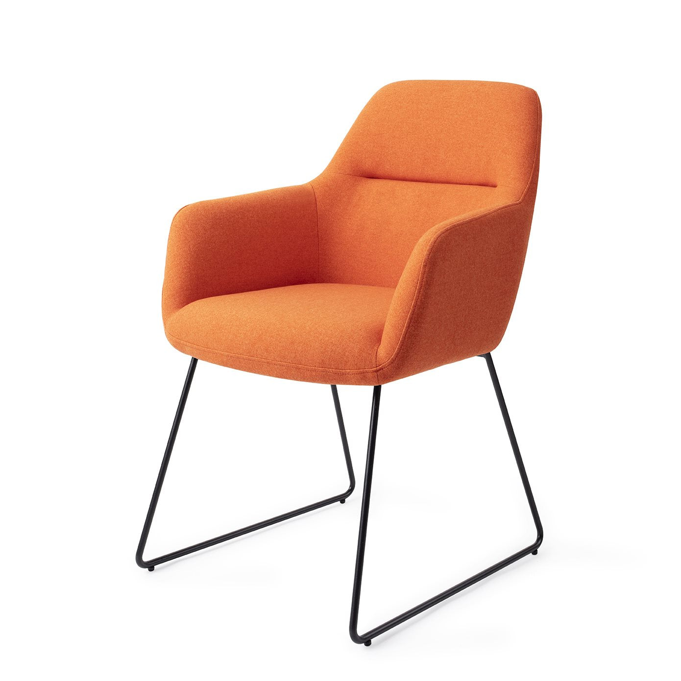 Kinko Dining Chair Tangerine Slide Black