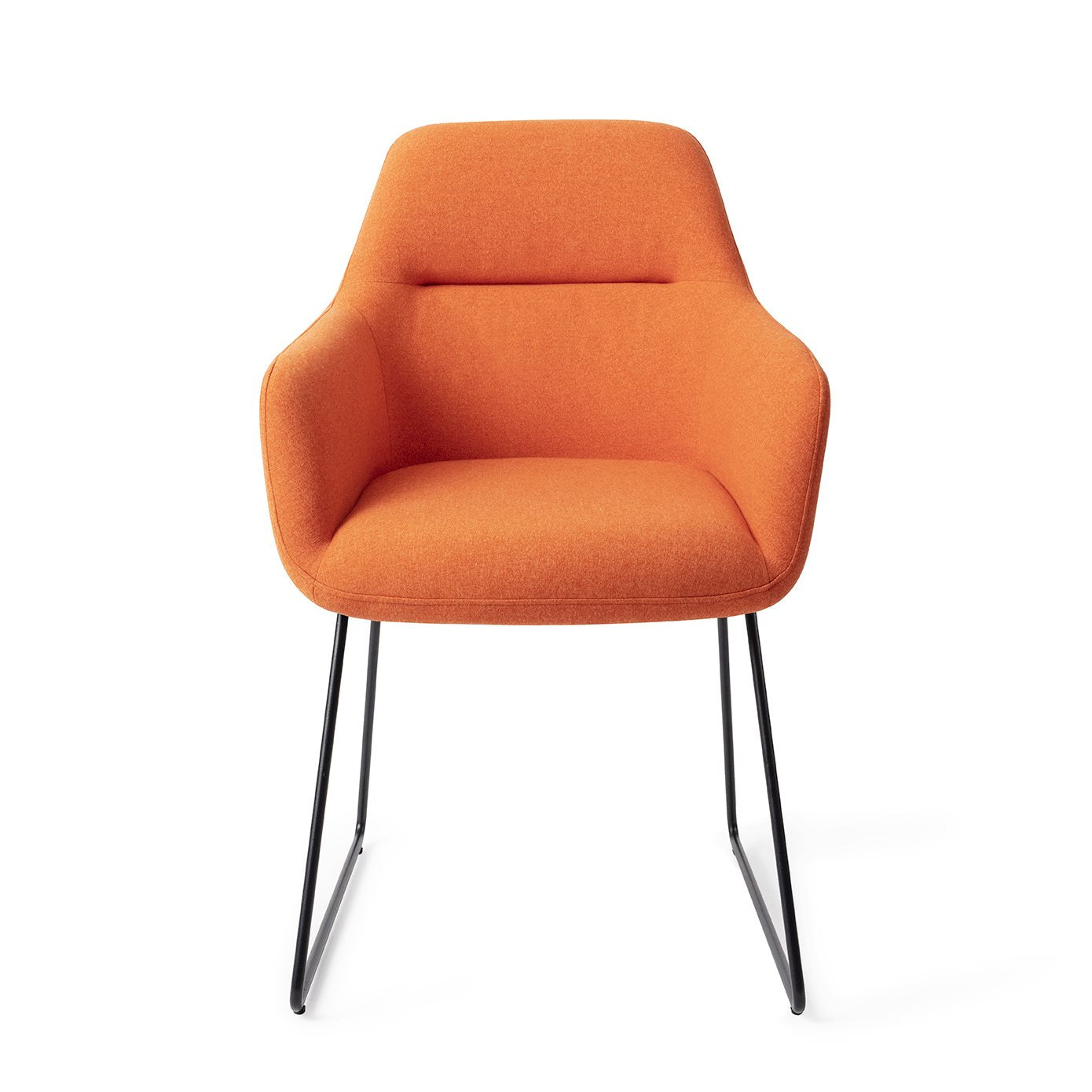 Kinko Dining Chair Tangerine Slide Black