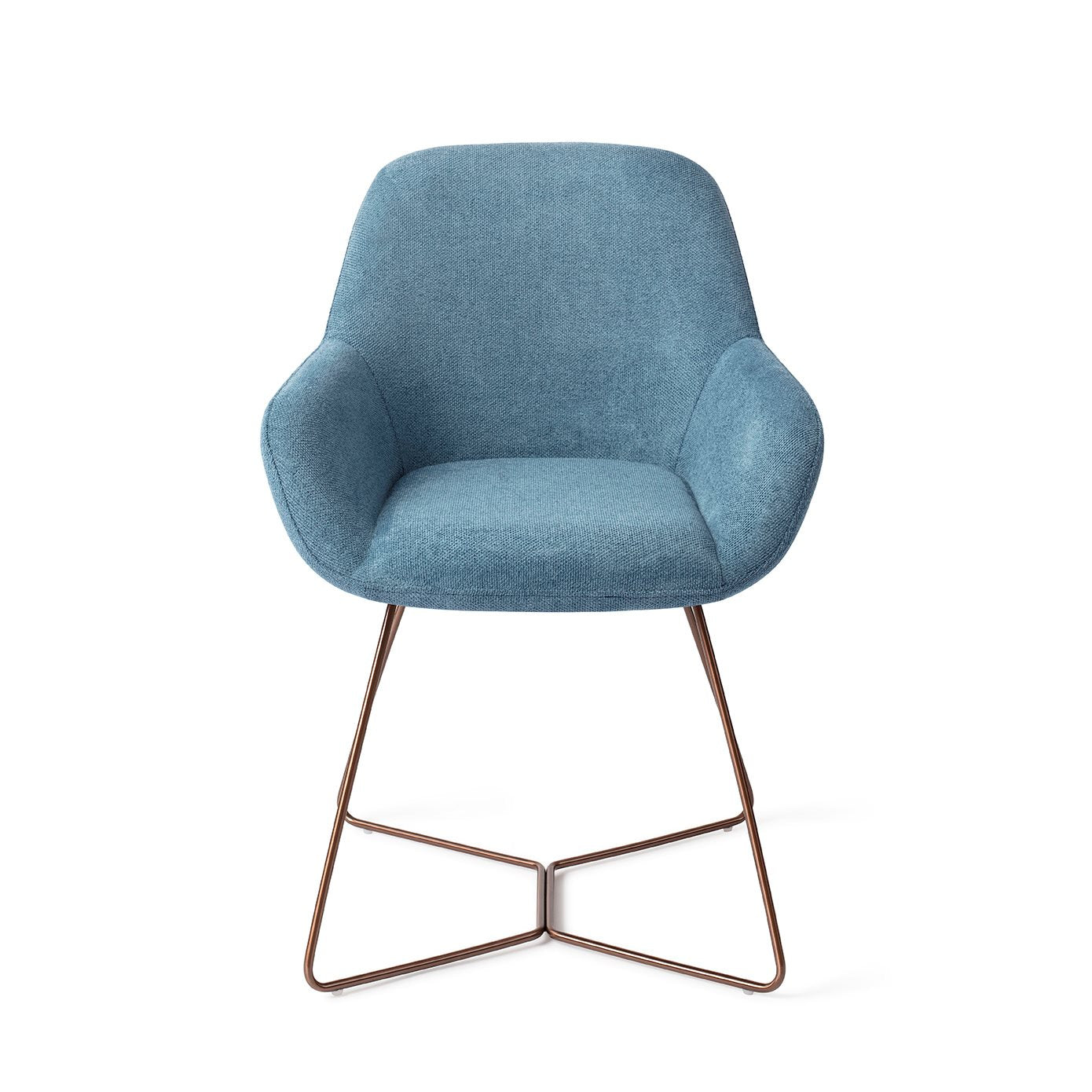 Kushi Dining Chair Ocean Eyes Beehive Rose