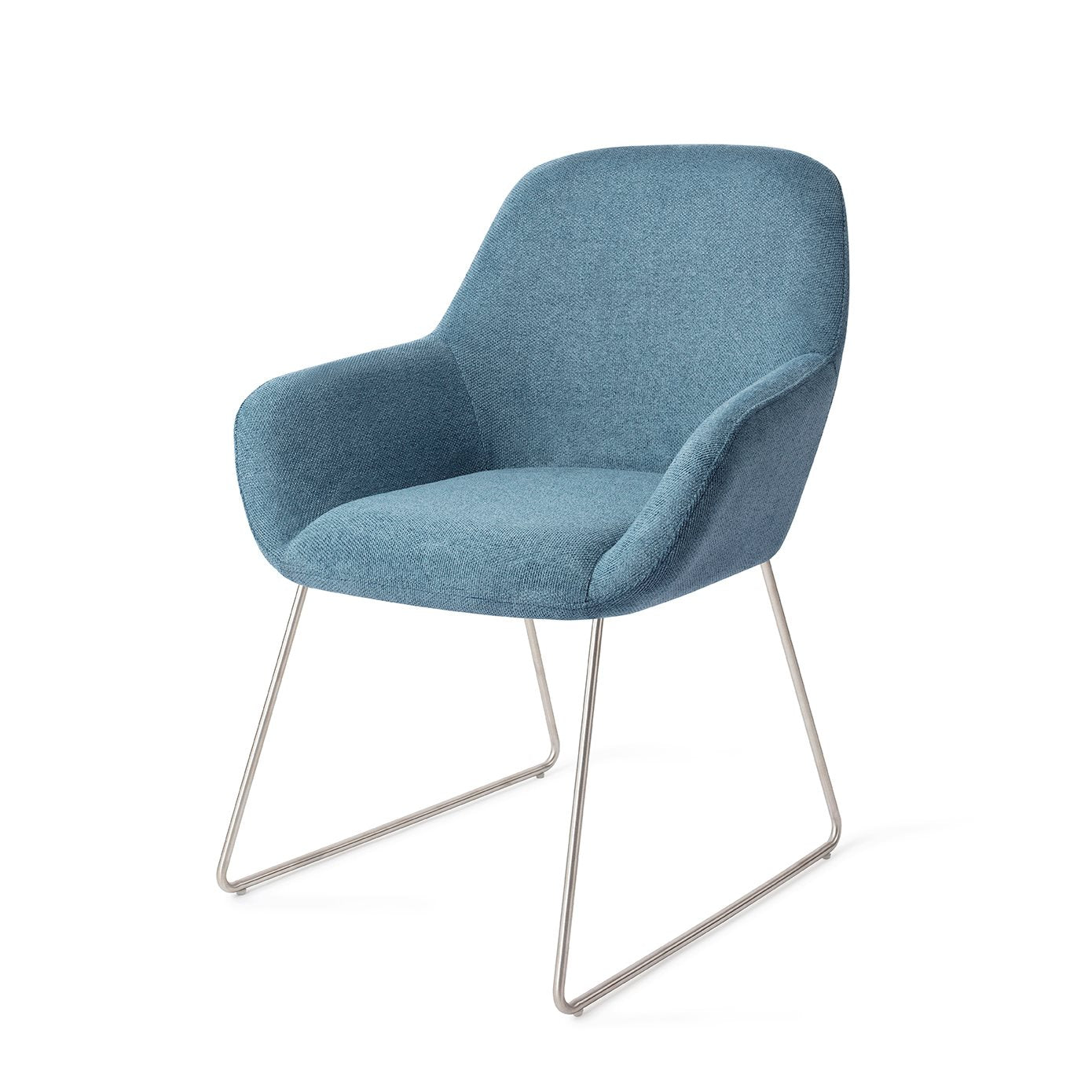 Kushi Dining Chair Ocean Eyes Slide Steel