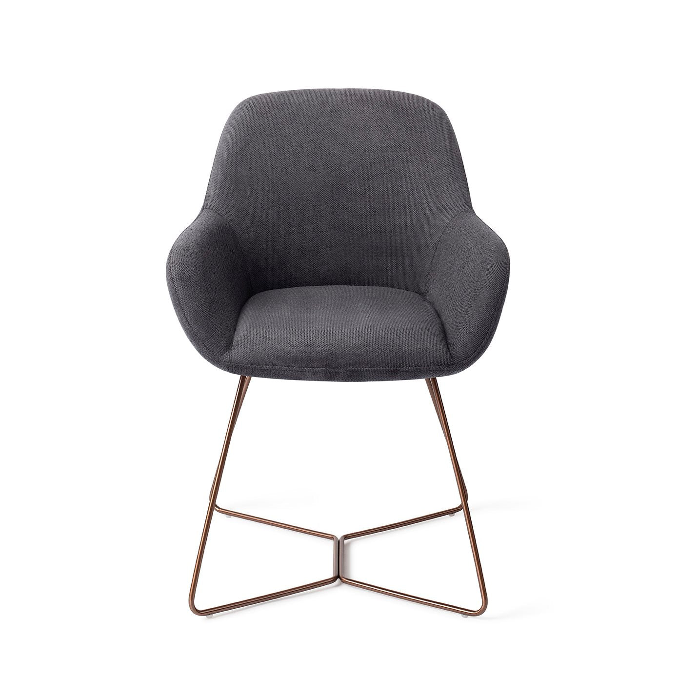 Kushi Dining Chair Black-Out Beehive Rose