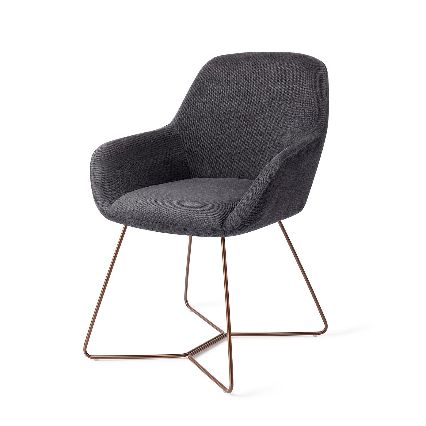 Kushi Dining Chair Black-Out Beehive Rose