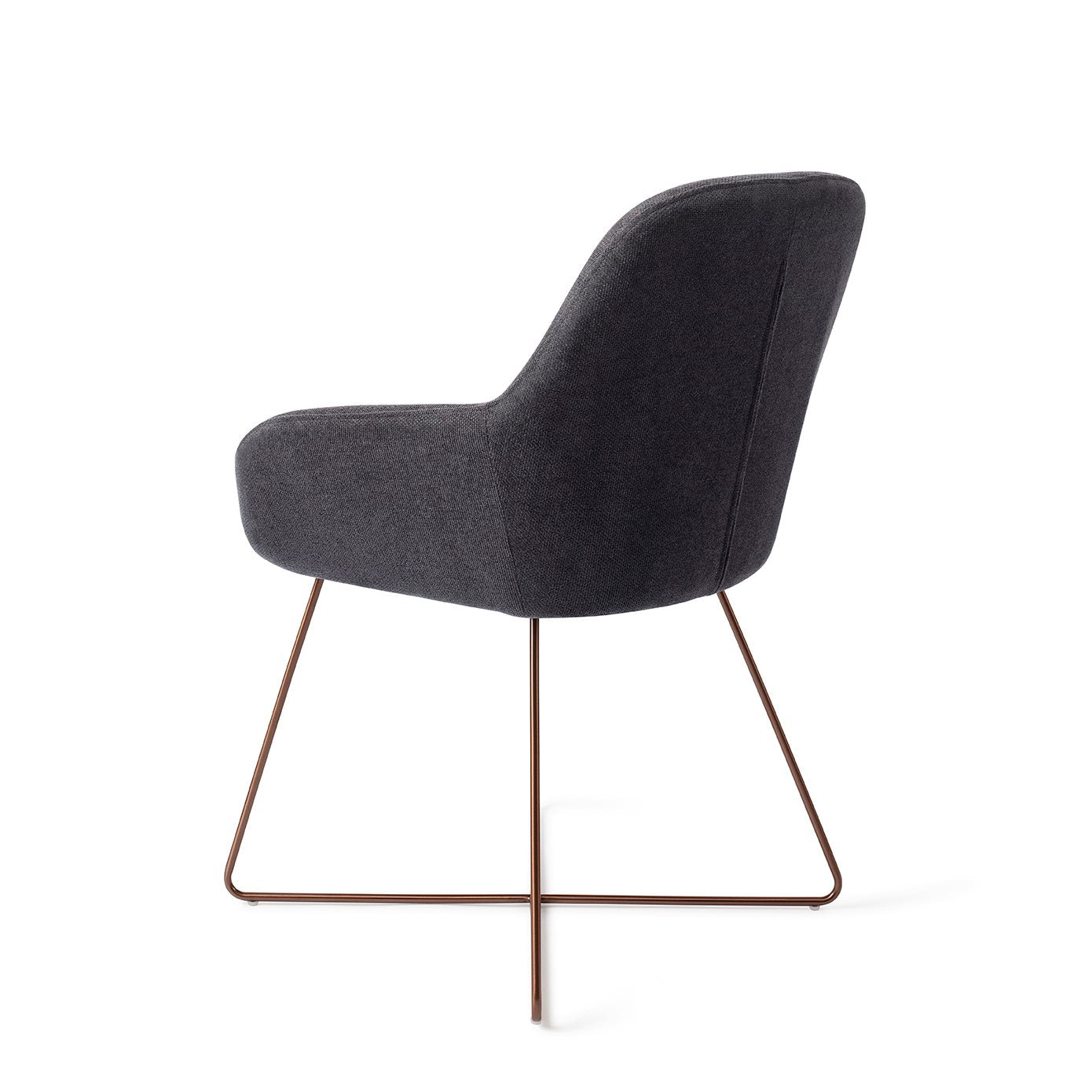 Kushi Dining Chair Black-Out Cross Rose