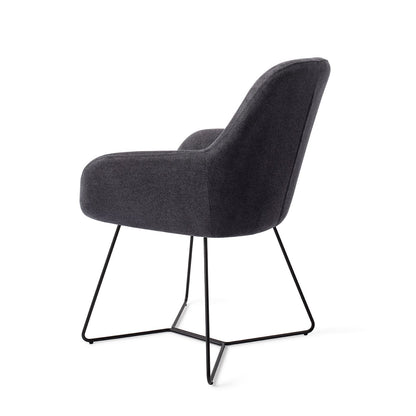 Kushi Dining Chair Black-Out Beehive Black