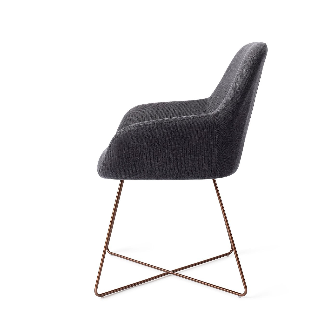 Kushi Dining Chair Black-Out Cross Rose