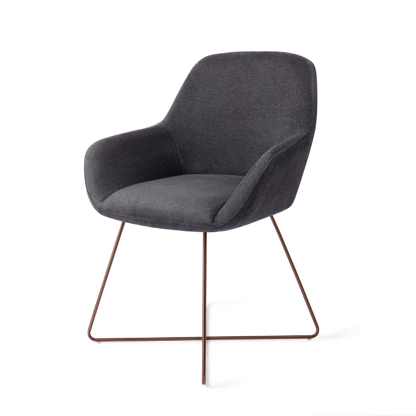 Kushi Dining Chair Black-Out Cross Rose