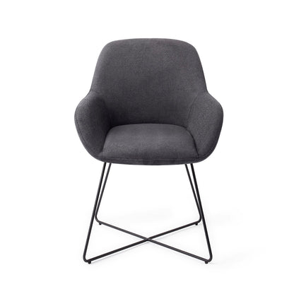 Kushi Dining Chair Black-Out Cross Black