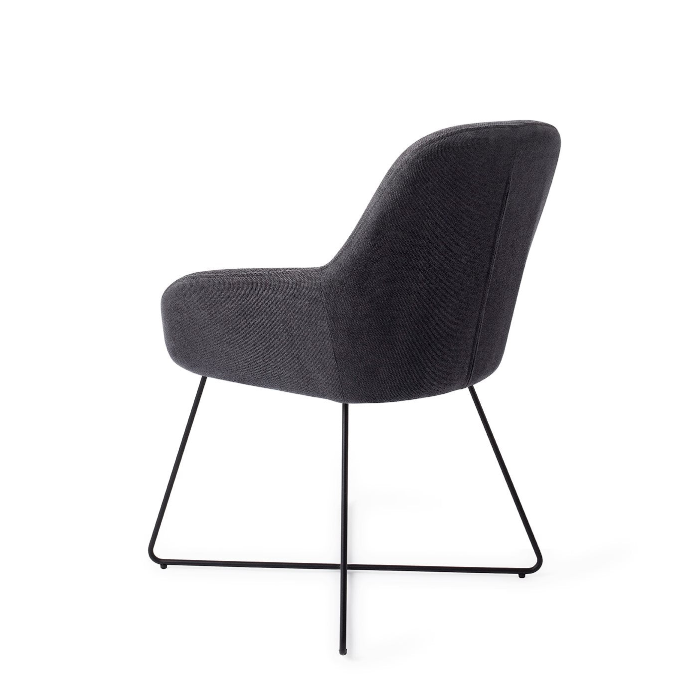 Kushi Dining Chair Black-Out Cross Black