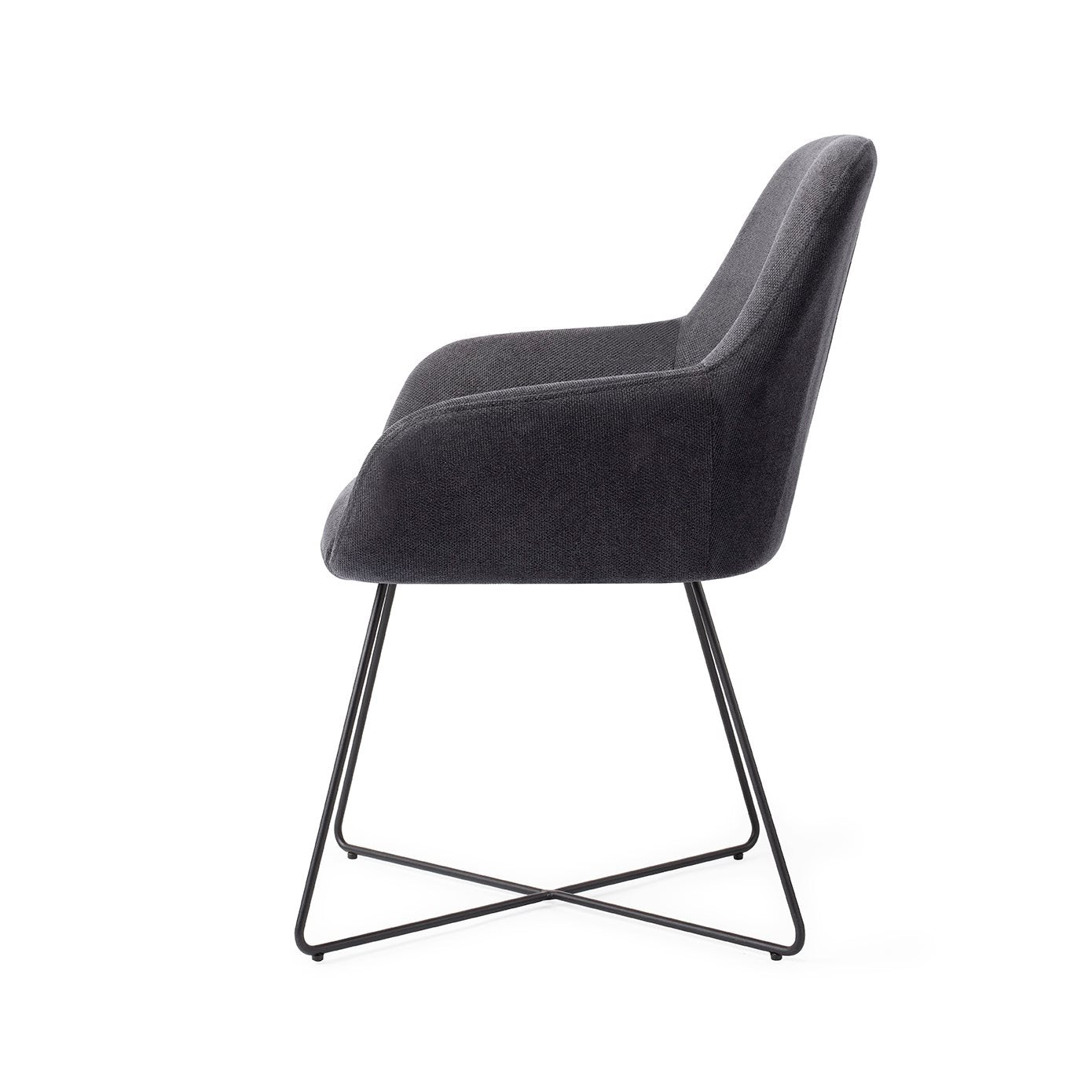 Kushi Dining Chair Black-Out Cross Black