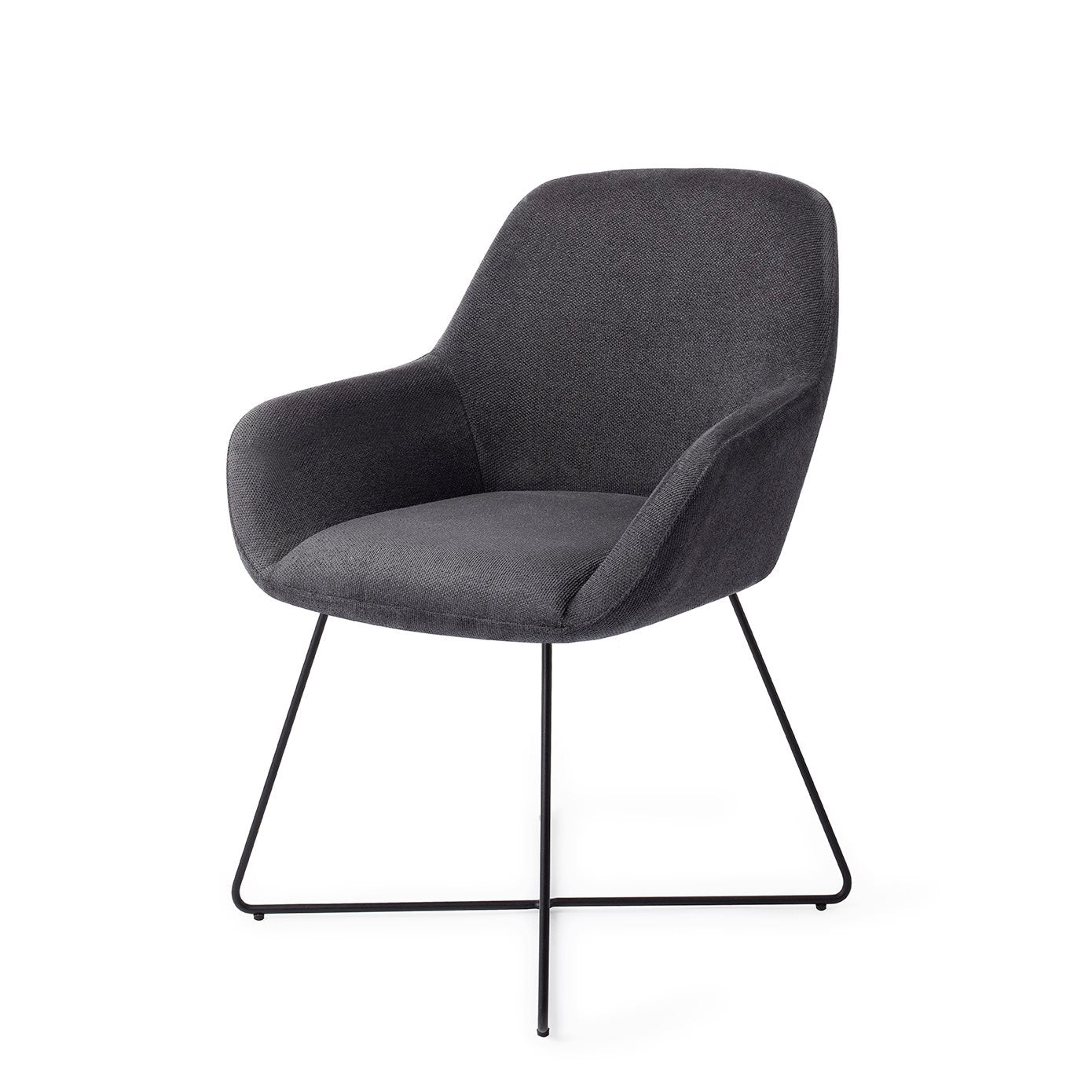 Kushi Dining Chair Black-Out Cross Black