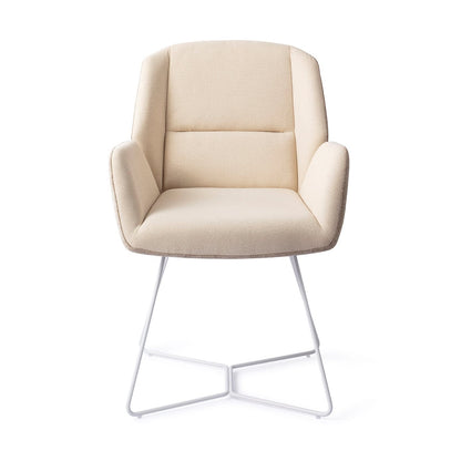 Myoko Dining Chair Sandy Hill Beehive White