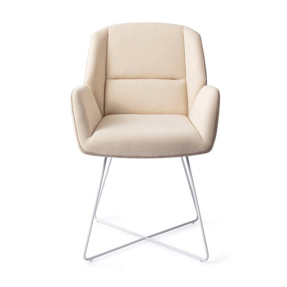 Myoko Dining Chair Sandy Hill Cross White