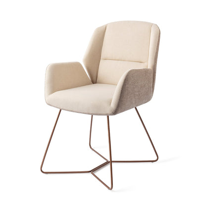 Myoko Dining Chair Sandy Hill Beehive Rose