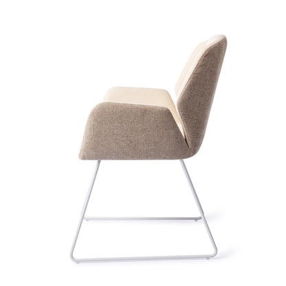 Myoko Dining Chair Sandy Hill Slide White